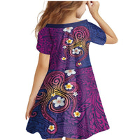 Hawaiian Octopus Tattoo and Frangipani Family Matching Mermaid Dress and Hawaiian Shirt LT03 - Polynesian Pride