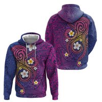 Hawaiian Octopus Tattoo and Frangipani Hoodie LT03 - Polynesian Pride