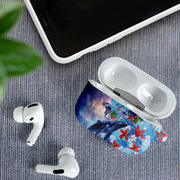 Hawaii Aloha Whales AirPods Case Hibiscus and Whales with Polynesian Pattern LT03 - Polynesian Pride