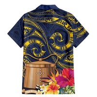 Tokelau Tokehega Day Family Matching Mermaid Dress and Hawaiian Shirt Coat of Arms with Polynesian Tattoo and Hibiscus LT03 - Polynesian Pride
