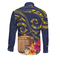 Tokelau Tokehega Day Family Matching Mermaid Dress and Hawaiian Shirt Coat of Arms with Polynesian Tattoo and Hibiscus LT03 - Polynesian Pride