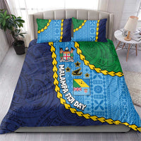 Malampa Fiji Day Bedding Set National Symbols with Tapa Tribal and Polynesian Tattoo LT03 - Polynesian Pride