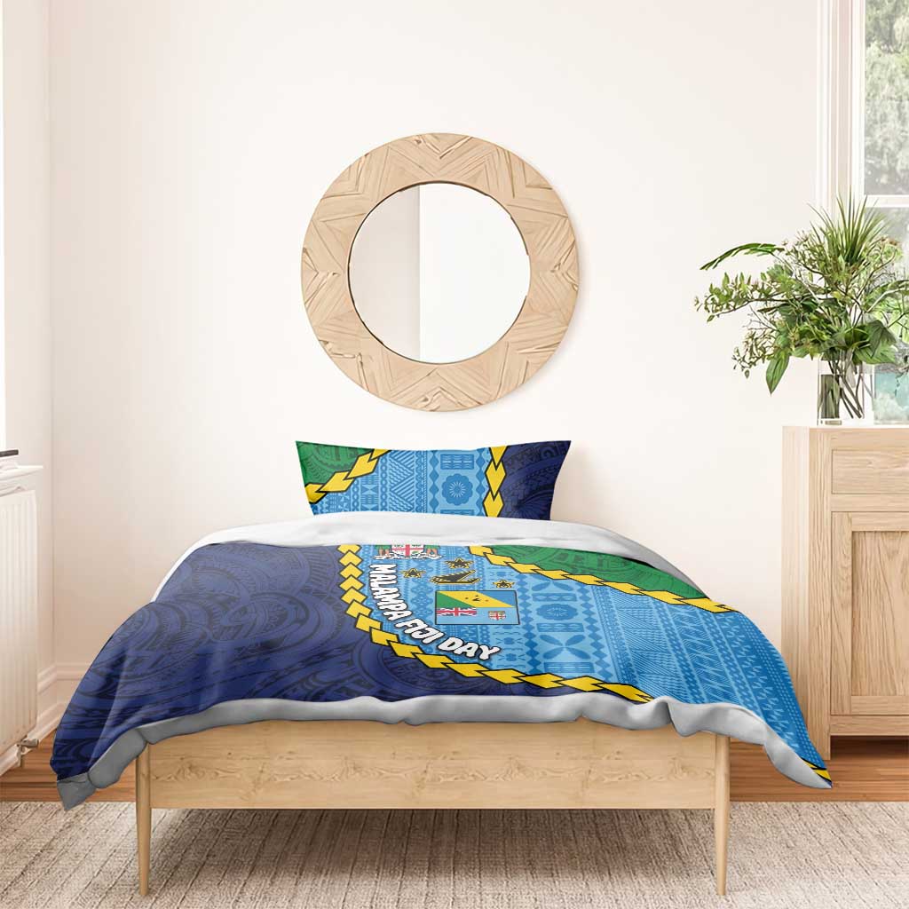 Malampa Fiji Day Bedding Set National Symbols with Tapa Tribal and Polynesian Tattoo LT03 - Polynesian Pride