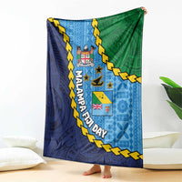 Malampa Fiji Day Blanket National Symbols with Tapa Tribal and Polynesian Tattoo LT03 - Polynesian Pride