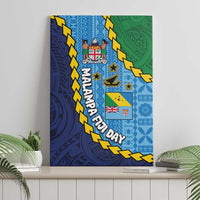 Malampa Fiji Day Canvas Wall Art National Symbols with Tapa Tribal and Polynesian Tattoo LT03 - Polynesian Pride