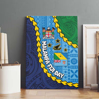 Malampa Fiji Day Canvas Wall Art National Symbols with Tapa Tribal and Polynesian Tattoo LT03 - Polynesian Pride