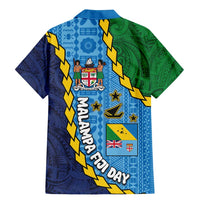 Malampa Fiji Day Family Matching Mermaid Dress and Hawaiian Shirt National Symbols with Tapa Tribal and Polynesian Tattoo LT03 - Polynesian Pride