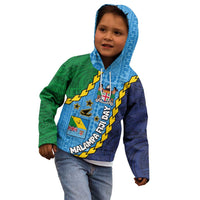 Malampa Fiji Day Kid Hoodie National Symbols with Tapa Tribal and Polynesian Tattoo LT03 - Polynesian Pride