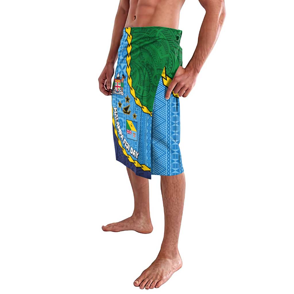 Malampa Fiji Day Lavalava National Symbols with Tapa Tribal and Polynesian Tattoo LT03 - Polynesian Pride