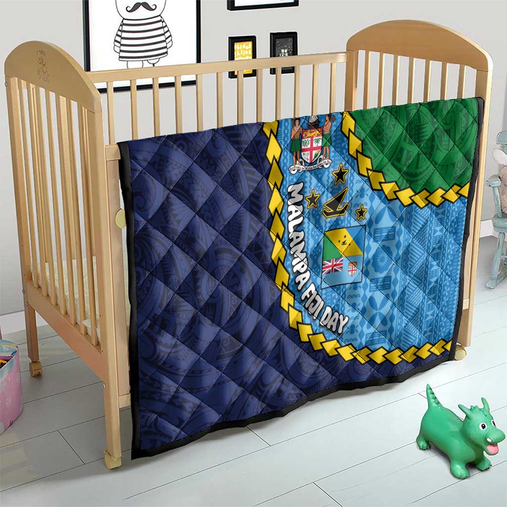 Malampa Fiji Day Quilt National Symbols with Tapa Tribal and Polynesian Tattoo LT03 - Polynesian Pride
