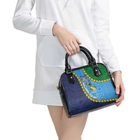 Malampa Fiji Day Shoulder Handbag National Symbols with Tapa Tribal and Polynesian Tattoo LT03 - Polynesian Pride