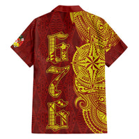Tonga 676 Ngatu Tribal Tattoo Family Matching Puletasi and Hawaiian Shirt LT03 - Polynesian Pride