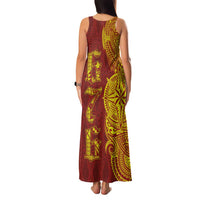 Tonga 676 Ngatu Tribal Tattoo Family Matching Tank Maxi Dress and Hawaiian Shirt LT03 - Polynesian Pride