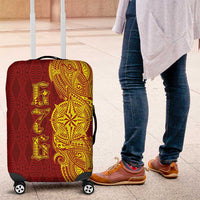 Tonga 676 Ngatu Tribal Tattoo Luggage Cover LT03 Red - Polynesian Pride