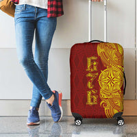 Tonga 676 Ngatu Tribal Tattoo Luggage Cover LT03 - Polynesian Pride
