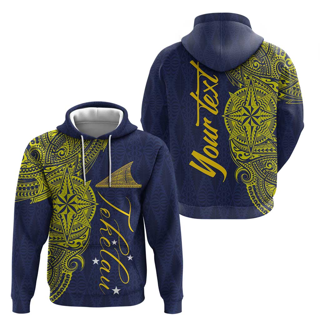 Personalised Tokelau Classic Ngatu Motifs Zip Hoodie