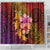 Hawaiian Hibiscus Turtle Tribal Polynesian Pattern Shower Curtain Colorful Color