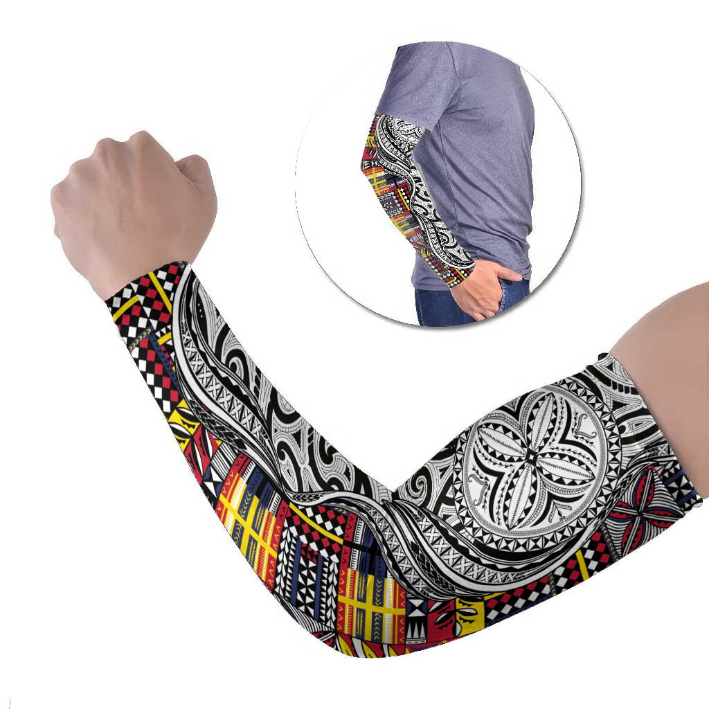 Niue Hiapo and Maori Decoration Tattoos Arm Sleeves - Polynesian Pride