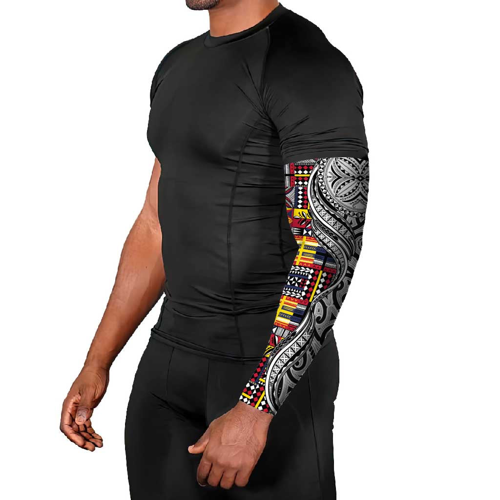 Niue Hiapo and Maori Decoration Tattoos Arm Sleeves - Polynesian Pride