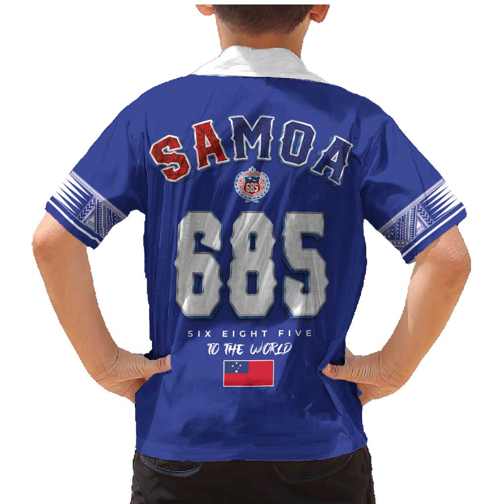 Toa Samoa Rugby Family Matching Mermaid Dress and Hawaiian Shirt Six Eight Five to The World LT03 - Polynesian Pride