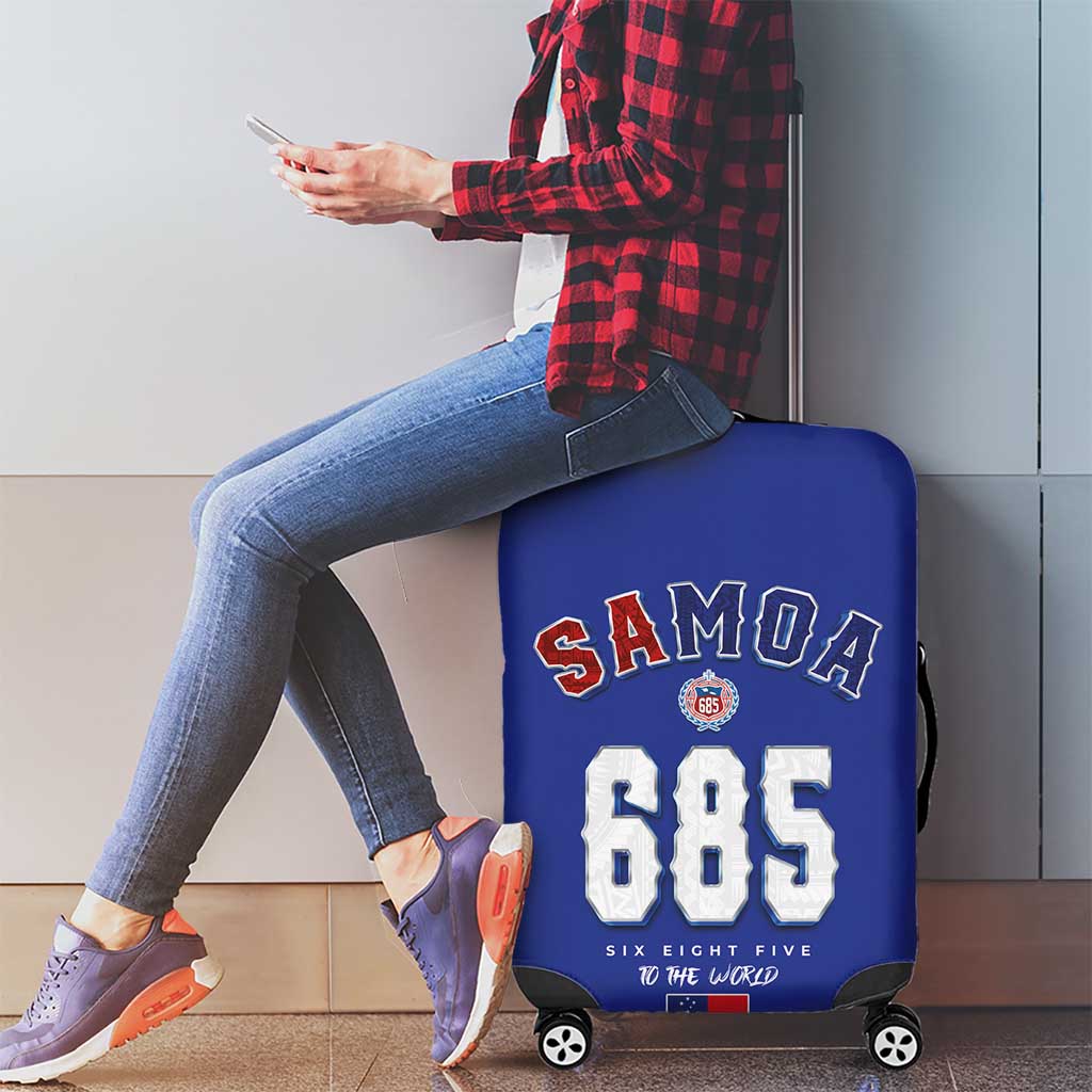 Toa Samoa Rugby Luggage Cover Six Eight Five to The World LT03 - Polynesian Pride