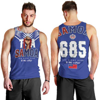 Toa Samoa Rugby Men Tank Top Six Eight Five to The World LT03 - Polynesian Pride