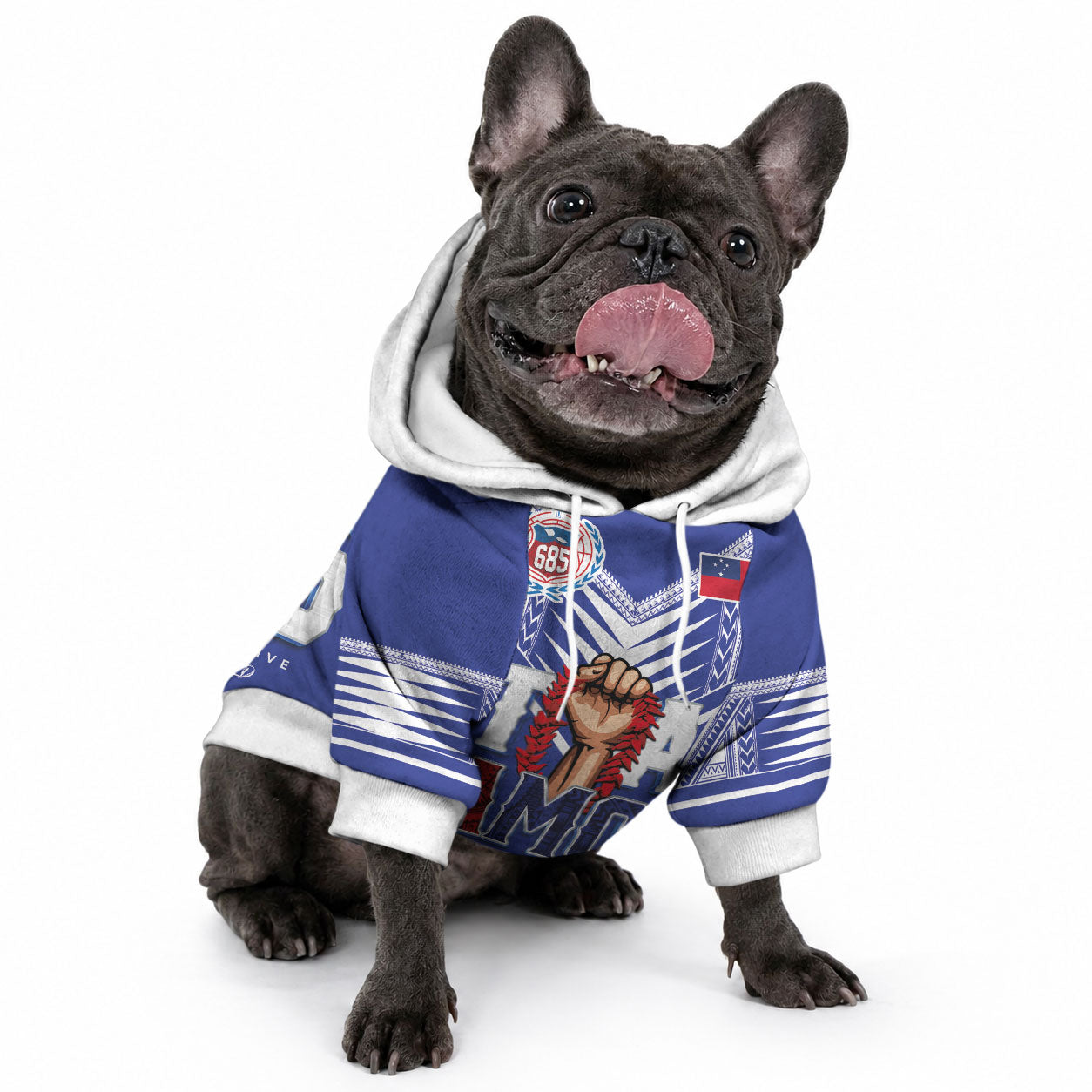 Toa Samoa Rugby Pet Hoodie