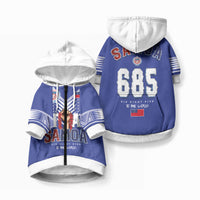 Toa Samoa Rugby Pet Hoodie