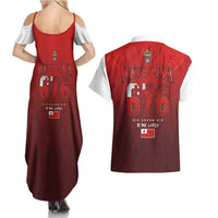 Mate Ma'a Tonga Rugby Couples Matching Summer Maxi Dress and Hawaiian Shirt Six Seven Six to The World LT03 - Polynesian Pride
