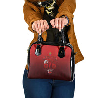 Mate Ma'a Tonga Rugby Shoulder Handbag Six Seven Six to The World LT03 One Size Red - Polynesian Pride