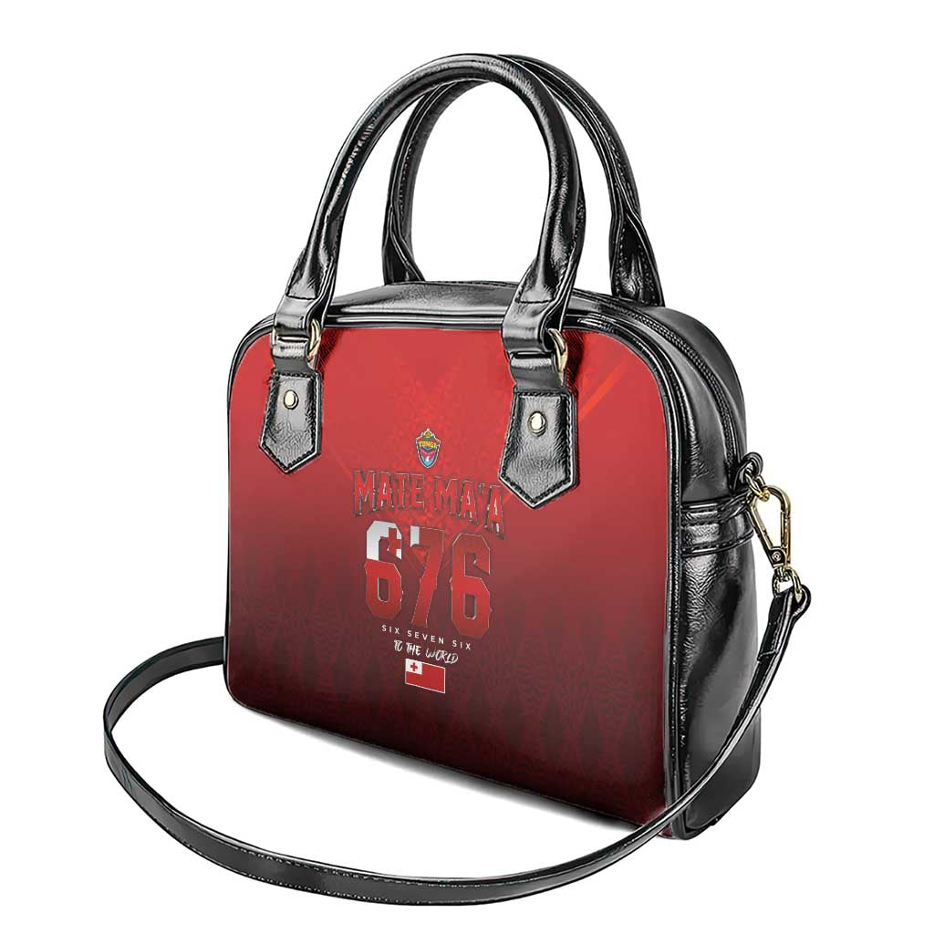 Mate Ma'a Tonga Rugby Shoulder Handbag Six Seven Six to The World LT03 - Polynesian Pride