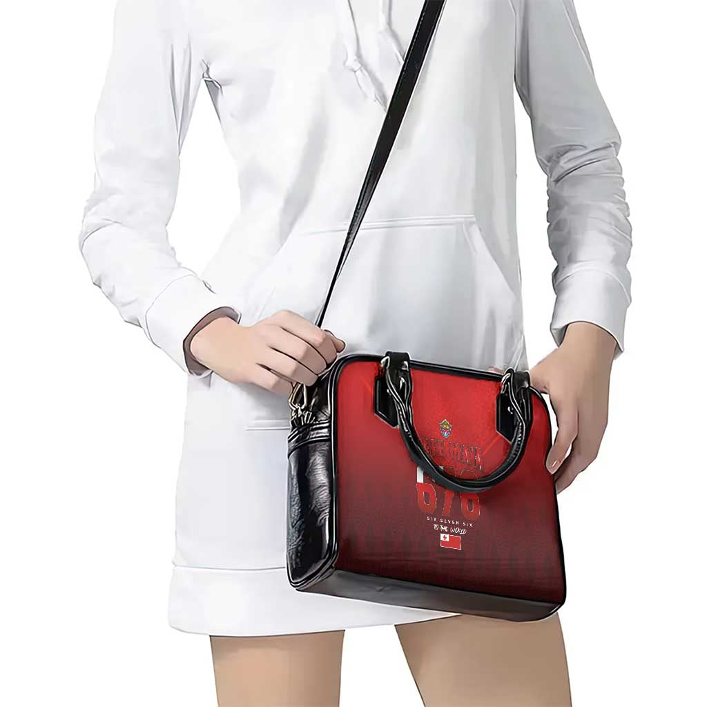 Mate Ma'a Tonga Rugby Shoulder Handbag Six Seven Six to The World LT03 - Polynesian Pride