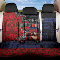Aotearoa and Samoa Toitu Te Tiriti Back Car Seat Cover Honour the Treaty - Te Tiriti Is Us LT03 One Size Black - Polynesian Pride