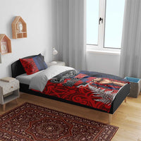 Aotearoa and Samoa Toitu Te Tiriti Bedding Set Honour the Treaty - Te Tiriti Is Us