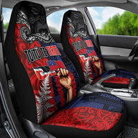 Aotearoa and Samoa Toitu Te Tiriti Car Seat Cover Honour the Treaty - Te Tiriti Is Us LT03 - Polynesian Pride
