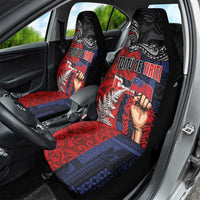 Aotearoa and Samoa Toitu Te Tiriti Car Seat Cover Honour the Treaty - Te Tiriti Is Us LT03 - Polynesian Pride