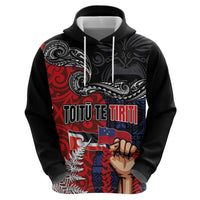 Aotearoa and Samoa Toitu Te Tiriti Hoodie Honour the Treaty - Te Tiriti Is Us LT03 - Polynesian Pride