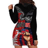 Aotearoa and Samoa Toitu Te Tiriti Hoodie Dress Honour the Treaty - Te Tiriti Is Us LT03 - Polynesian Pride