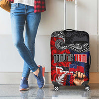 Aotearoa and Samoa Toitu Te Tiriti Luggage Cover Honour the Treaty - Te Tiriti Is Us LT03 - Polynesian Pride
