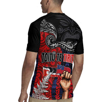Aotearoa and Samoa Toitu Te Tiriti Rugby Jersey Honour the Treaty - Te Tiriti Is Us LT03 - Polynesian Pride