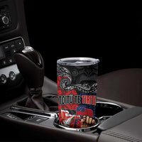 Aotearoa and Samoa Toitu Te Tiriti Tumbler Cup Honour the Treaty - Te Tiriti Is Us LT03 - Polynesian Pride