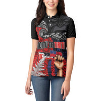 Aotearoa and Samoa Toitu Te Tiriti Women Polo Shirt Honour the Treaty - Te Tiriti Is Us