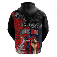Aotearoa and Samoa Toitu Te Tiriti Zip Hoodie Honour the Treaty - Te Tiriti Is Us LT03 - Polynesian Pride