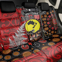 Aotearoa and Australia Toitu Te Tiriti Back Car Seat Cover Honour the Treaty - Te Tiriti Is Us LT03 - Polynesian Pride