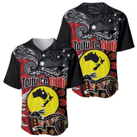 Aotearoa and Australia Toitu Te Tiriti Baseball Jersey Honour the Treaty - Te Tiriti Is Us LT03 - Polynesian Pride