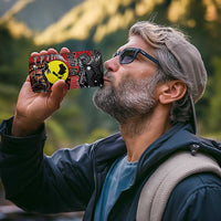Aotearoa and Australia Toitu Te Tiriti 4 in 1 Can Cooler Tumbler Honour the Treaty - Te Tiriti Is Us LT03 - Polynesian Pride