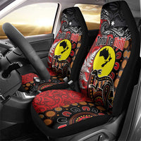 Aotearoa and Australia Toitu Te Tiriti Car Seat Cover Honour the Treaty - Te Tiriti Is Us LT03 - Polynesian Pride