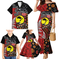 Aotearoa and Australia Toitu Te Tiriti Family Matching Mermaid Dress and Hawaiian Shirt Honour the Treaty - Te Tiriti Is Us LT03 - Polynesian Pride