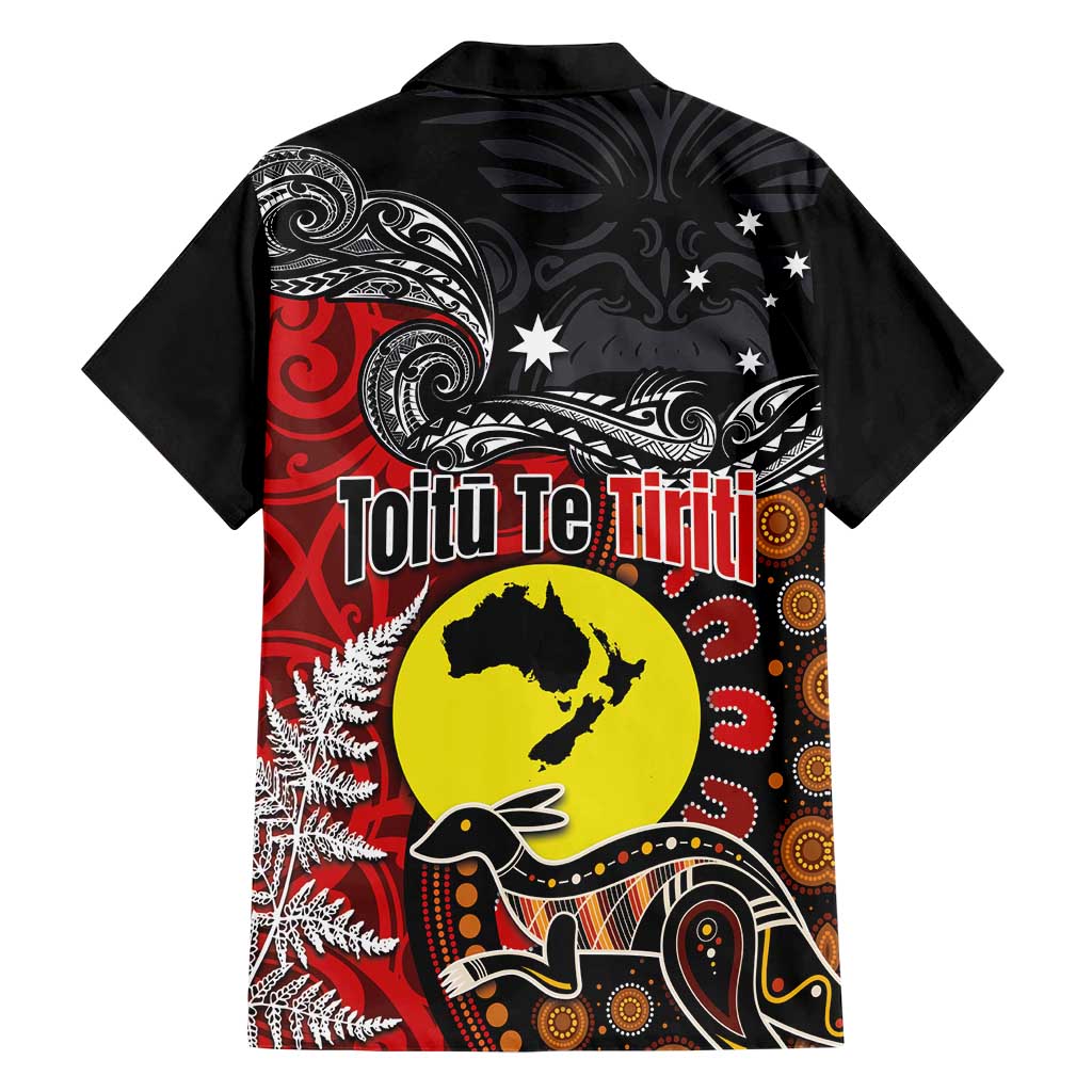 Aotearoa and Australia Toitu Te Tiriti Hawaiian Shirt Honour the Treaty - Te Tiriti Is Us LT03 - Polynesian Pride