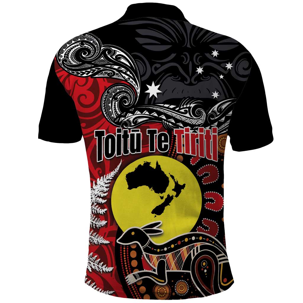 Aotearoa and Australia Toitu Te Tiriti Polo Shirt Honour the Treaty - Te Tiriti Is Us LT03 - Polynesian Pride